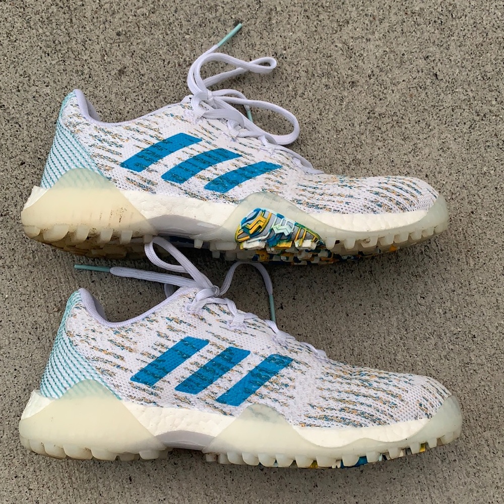 Adidas Women's Codechaos Prime Blue Golf Shoe - Picture 6 of 7